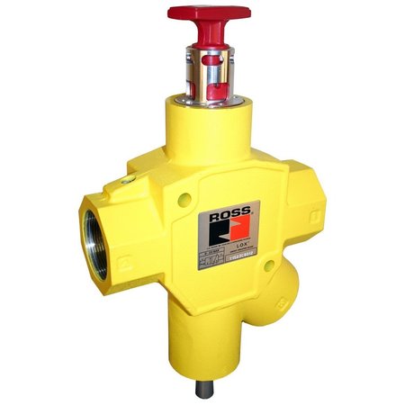 ROSS CONTROLS Lockout Valve 15 Series / High-Capacity Manual 3/2 Way, 2" In-Out 2" Exhaust NPT Y1523C9012